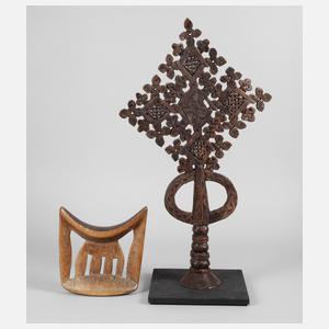 Altarkreuz und Nackenstütze