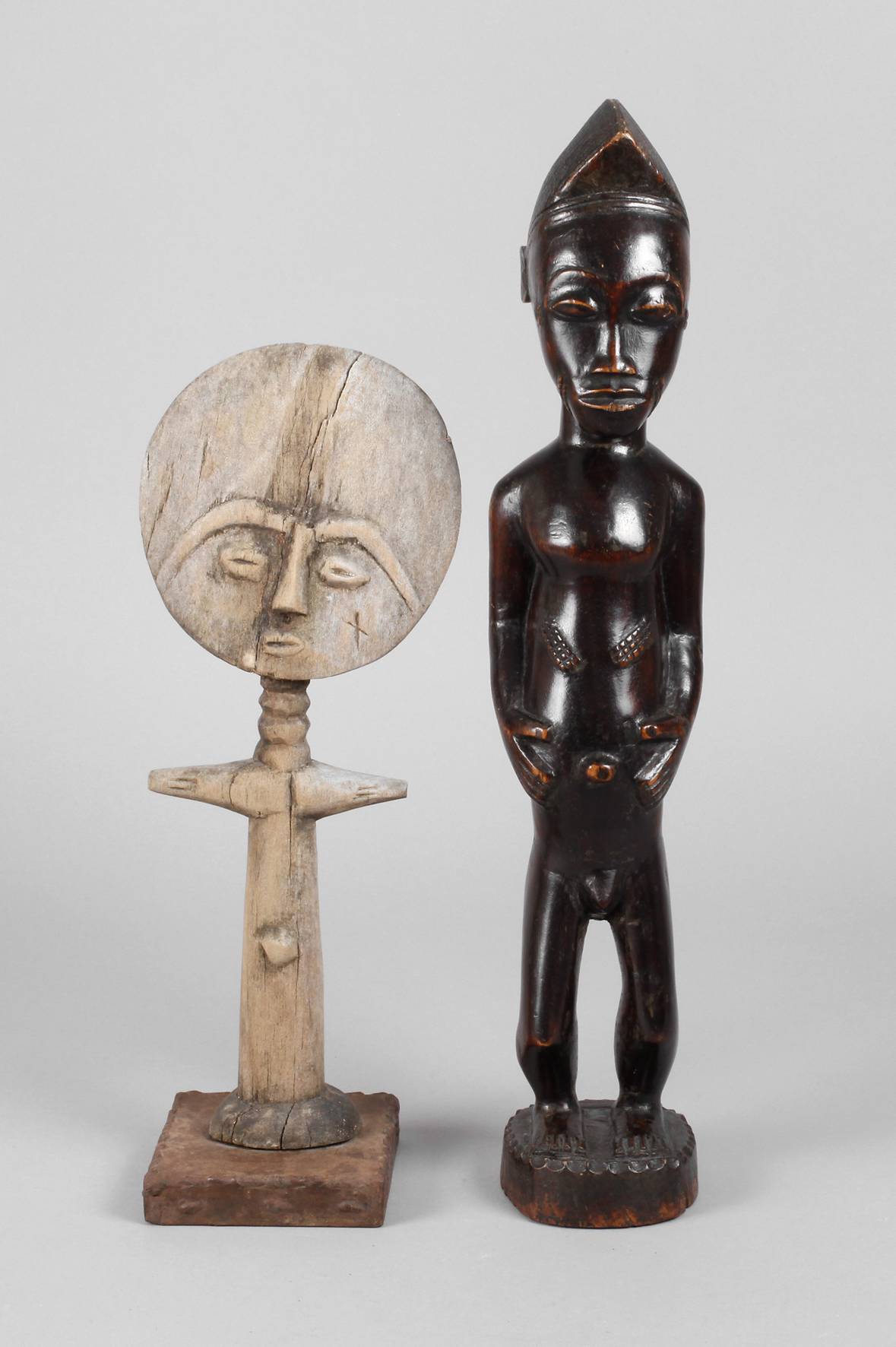 Zwei figürliche Schnitzereien