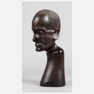 Männliche Kopfbüste