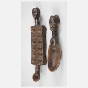 Zeremonienlöffel und Spielbrett