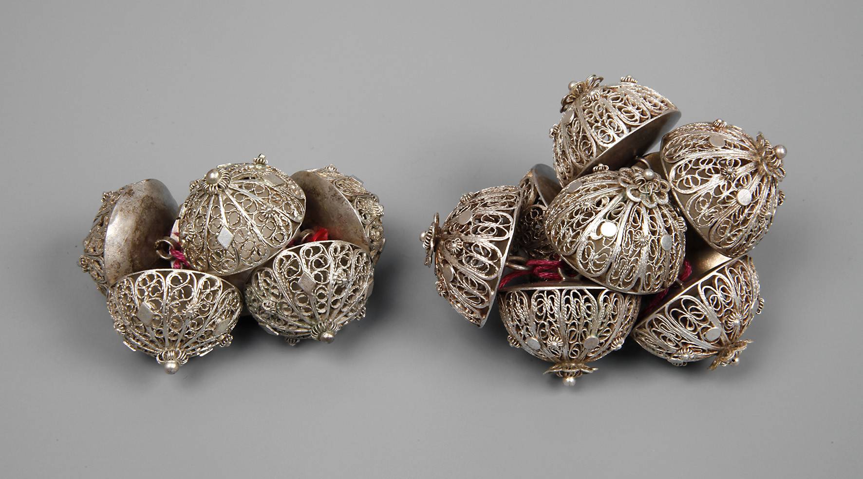 Konvolut Silberknöpfe