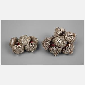 Konvolut Silberknöpfe