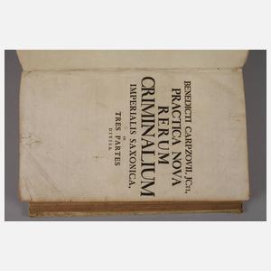 Benedict Carpzov, Practica Nova