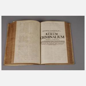 Benedict Carpzov, Practica Nova