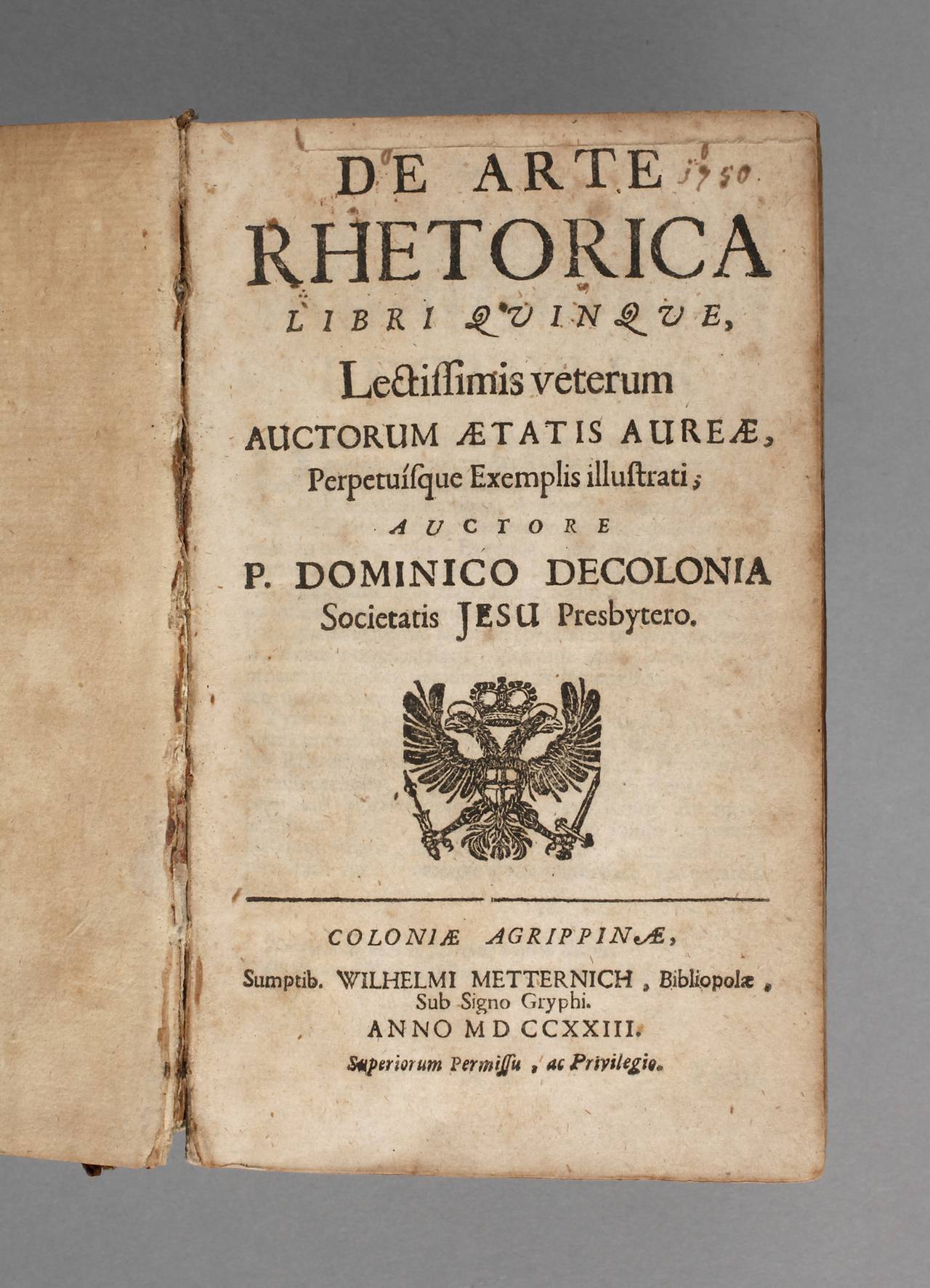 Sammelband Rhetorik um 1730