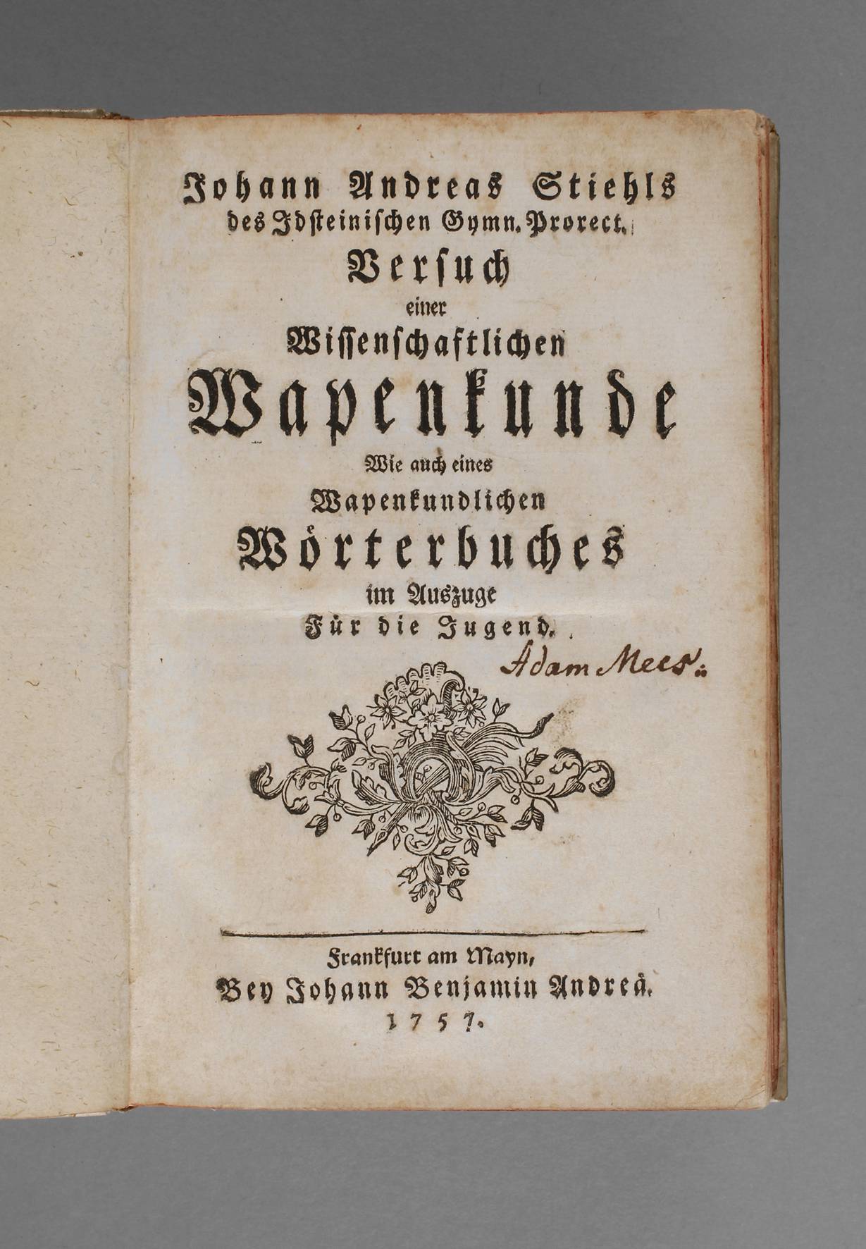 Wappenkundebüchlein 1757