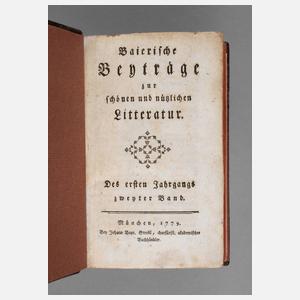 Baierische Beyträge