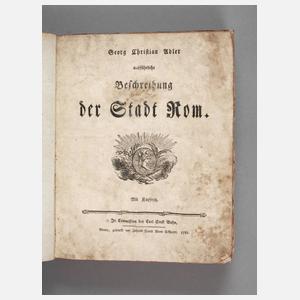 Ausführliche Beschreibung der Stadt Rom