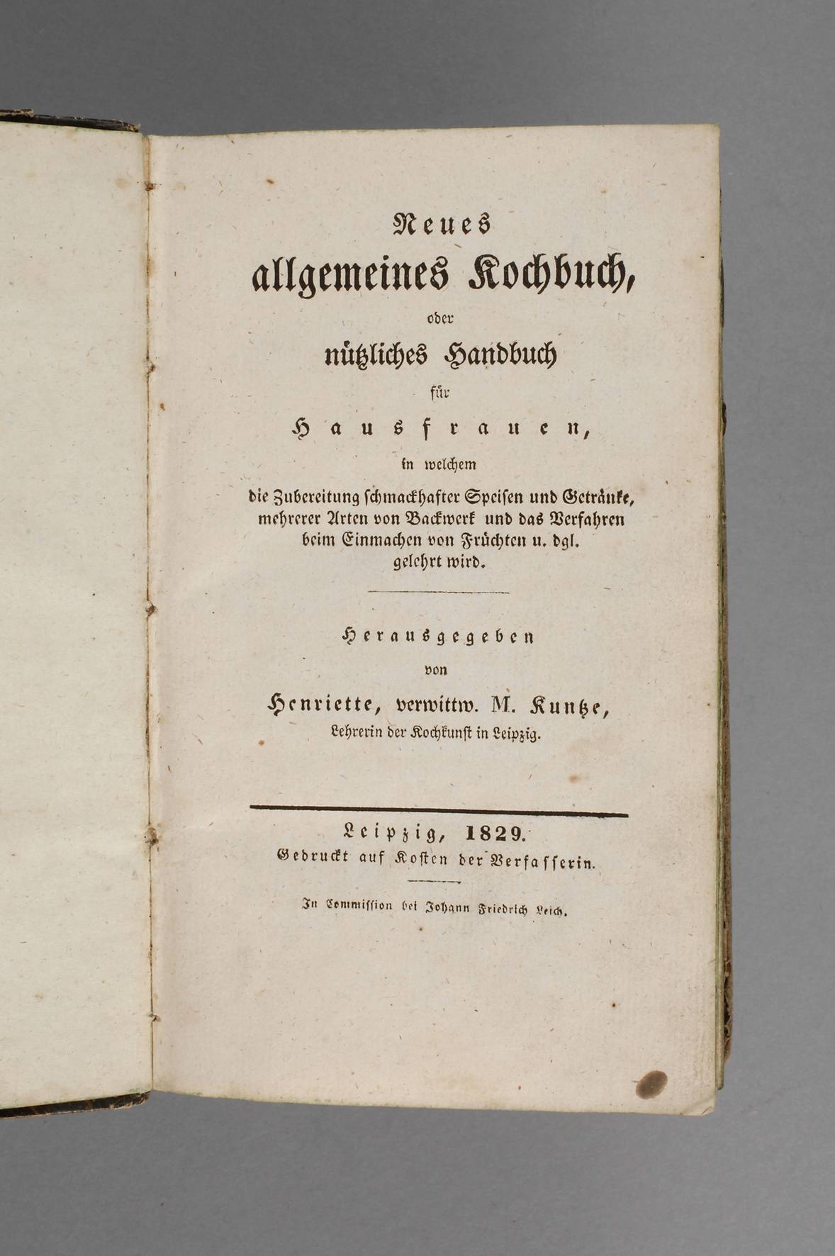 Neues allgemeines Kochbuch