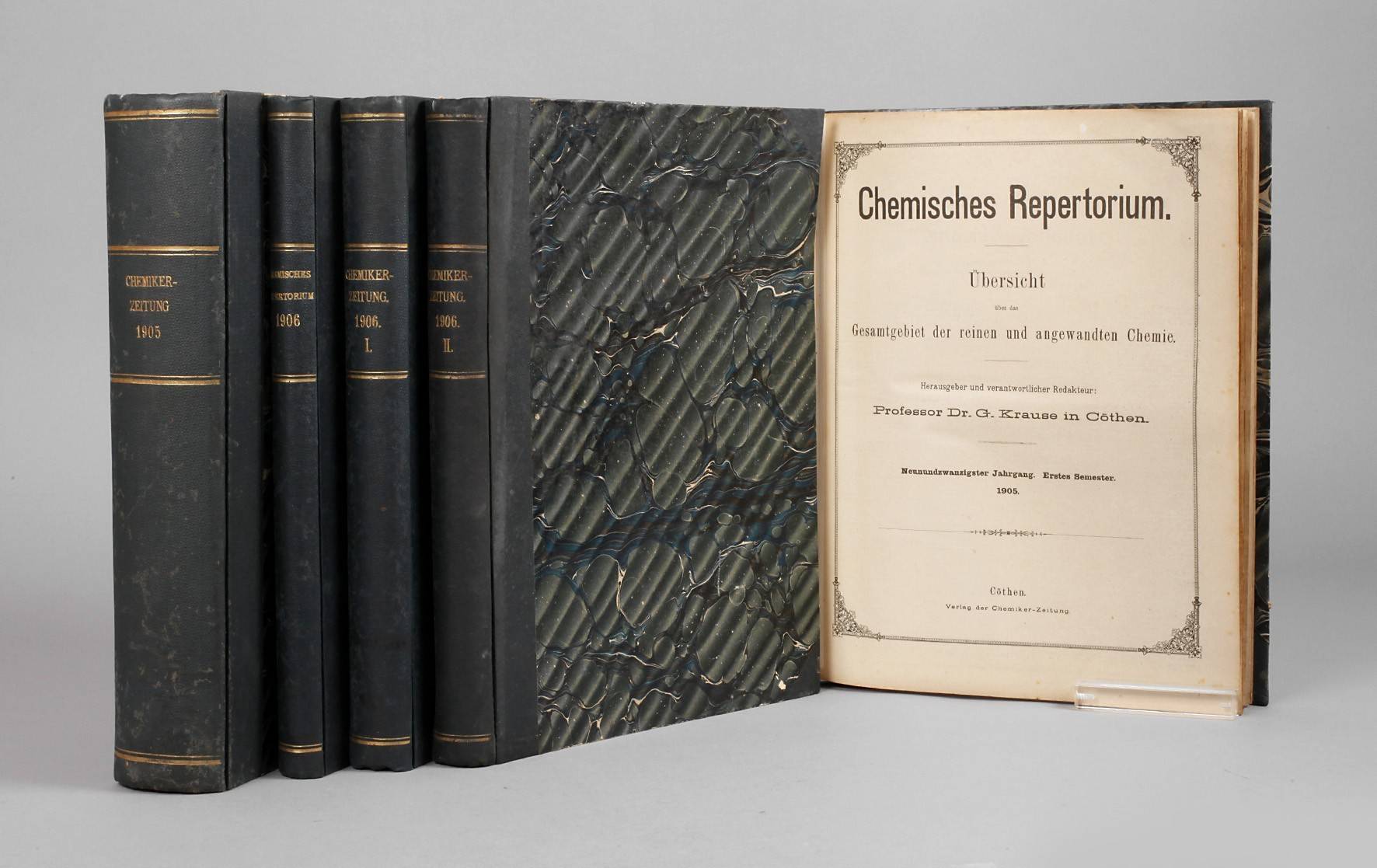 Konvolut Chemiker-Zeitung 1905/06