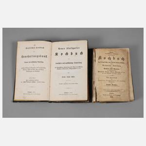 Zwei Kochbücher um 1870
