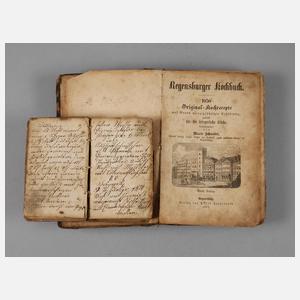 Zwei Kochbücher um 1880