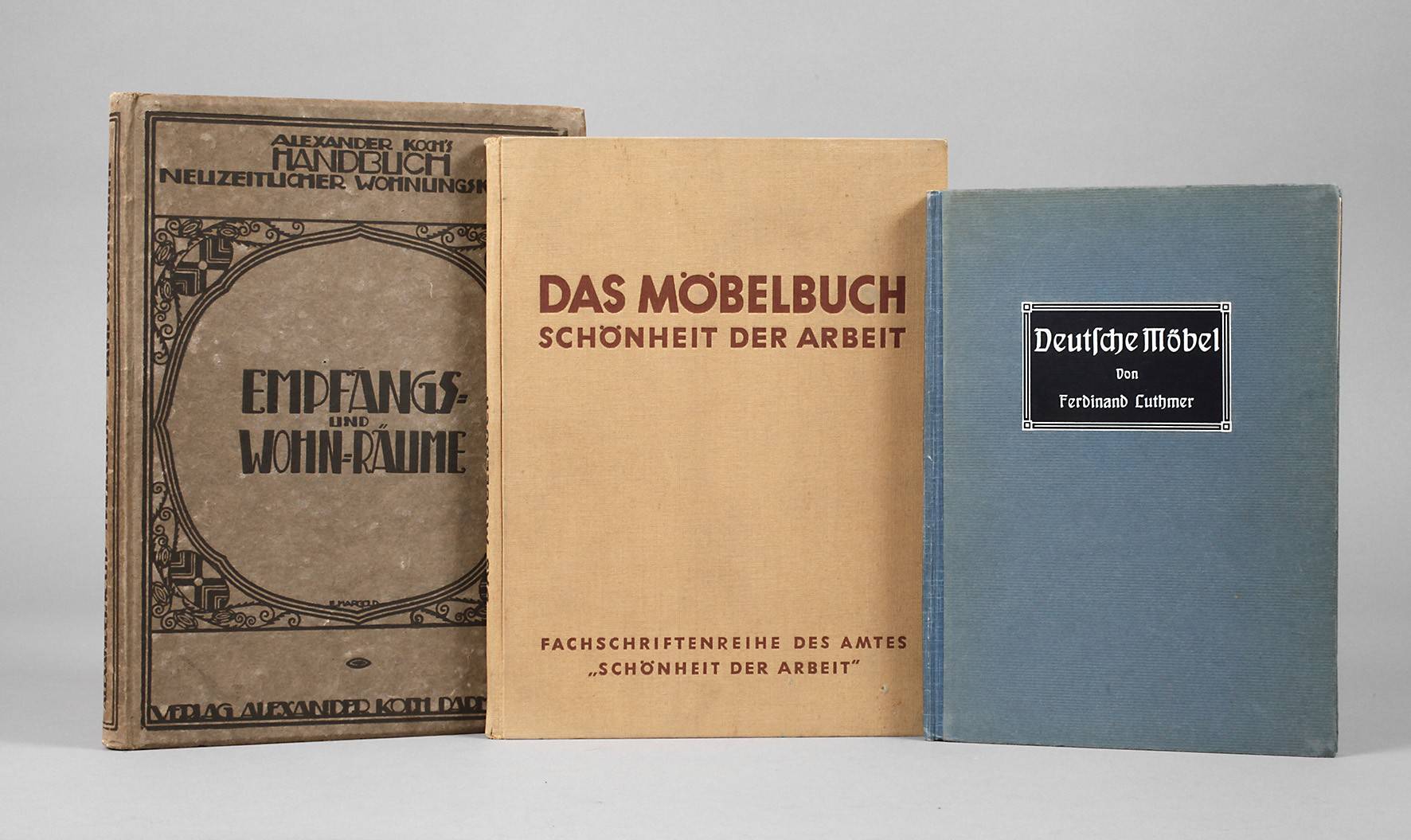 Konvolut Fachliteratur Möbel