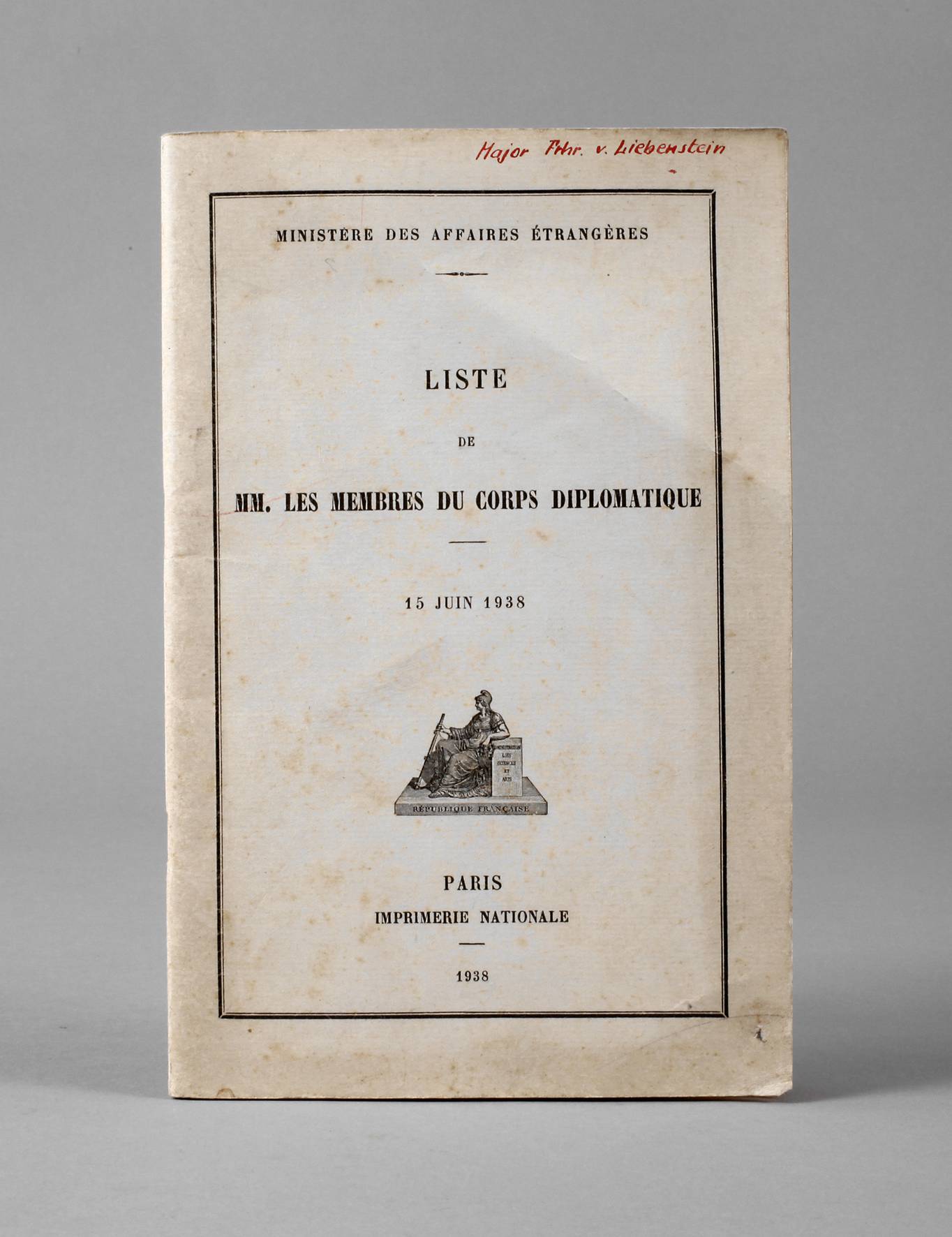 Diplomatenliste Frankreich