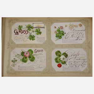 Ansichtskartenalbum Frankreich/Deutschland