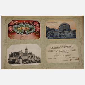 Ansichtskartenalbum Frankreich/Deutschland