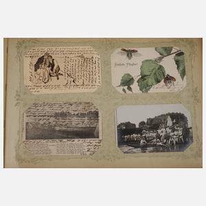 Ansichtskartenalbum Frankreich/Deutschland