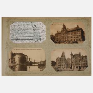 Ansichtskartenalbum Frankreich/Deutschland