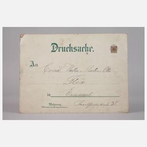 Großformatige Ansichtskarte