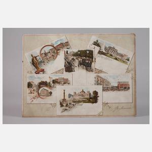 Großformatige Ansichtskarte