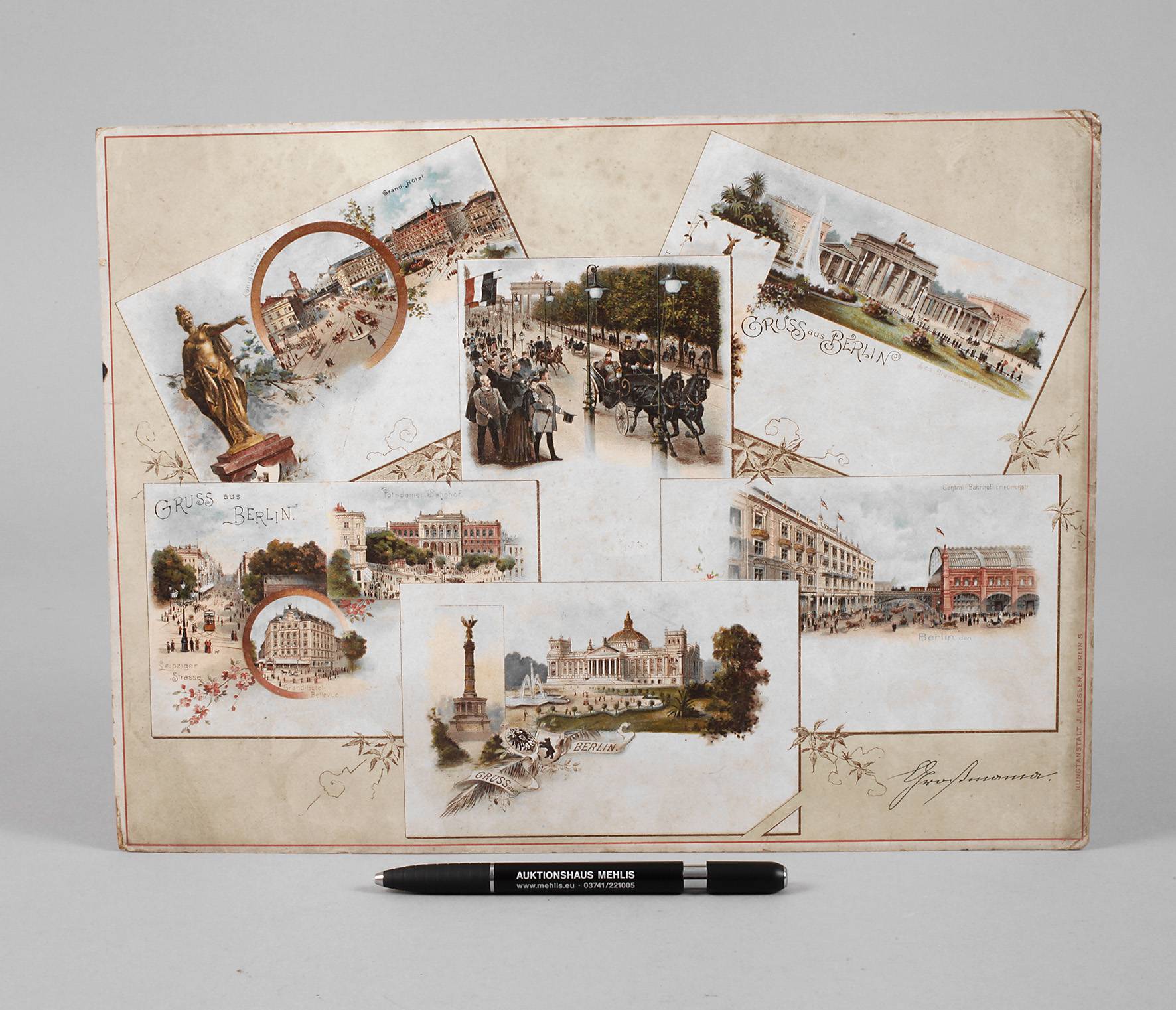 Großformatige Ansichtskarte