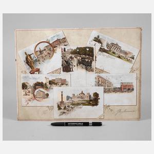 Großformatige Ansichtskarte