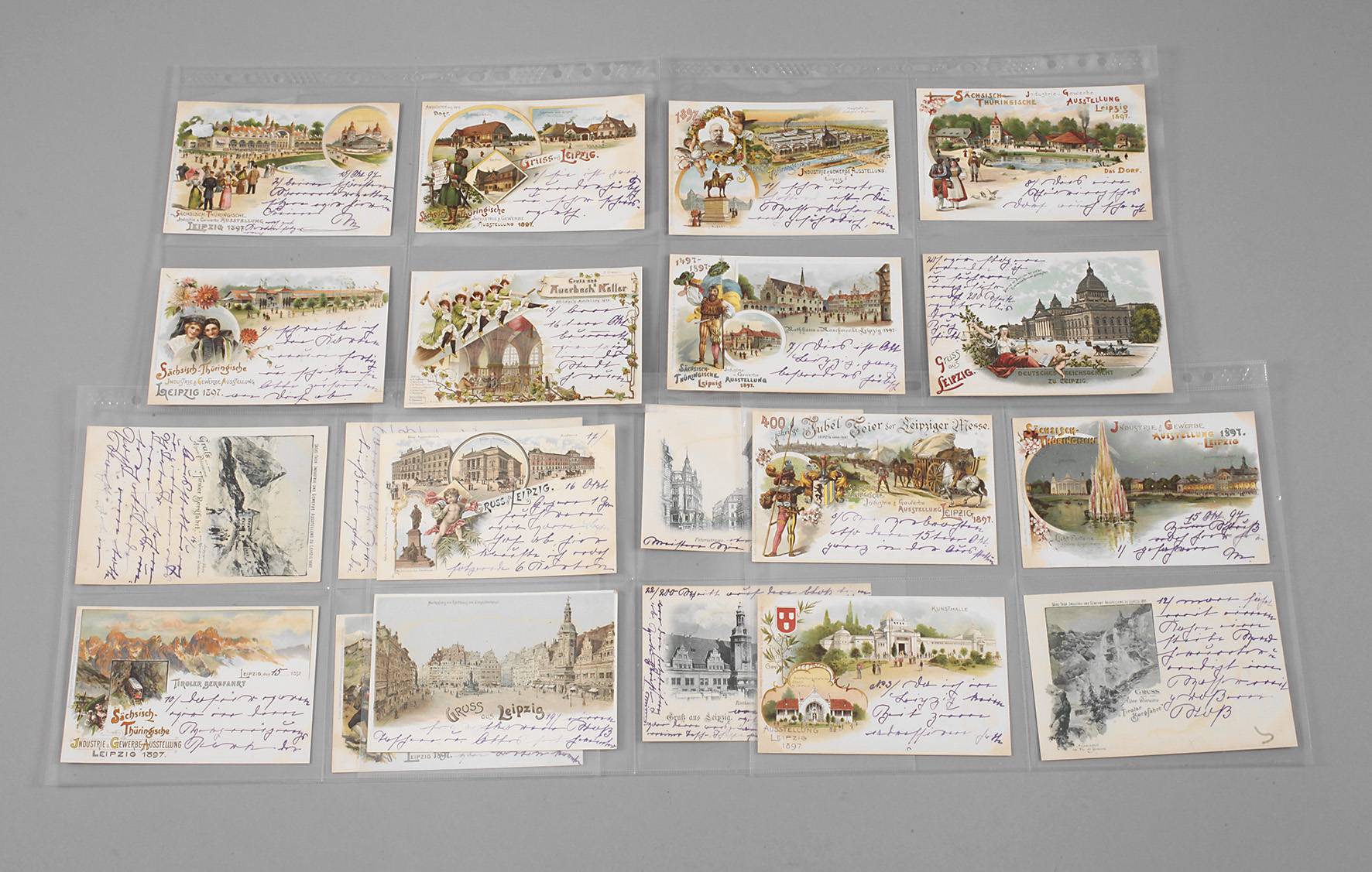 Konvolut Ansichtskarten Leipzig