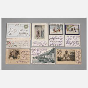 Konvolut Postkarten Deutsch-Kiautschou