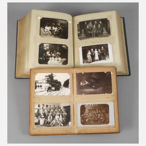 Paar Ansichtskartenalben