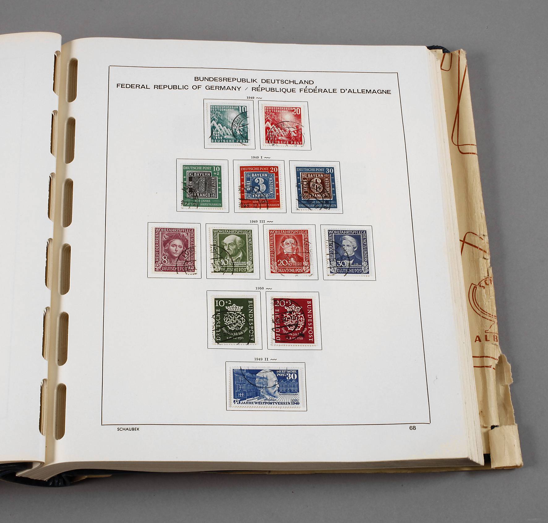 Briefmarkenbund kpl. 1949–83