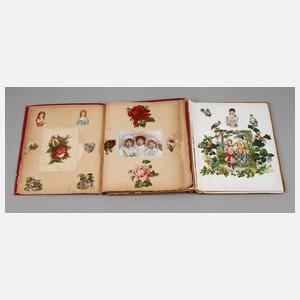 Zwei Alben Glanzbilder