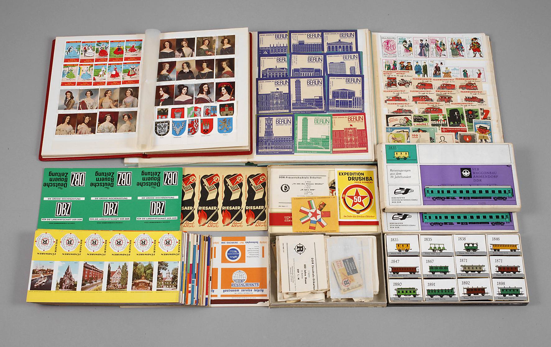 Konvolut Zündholzetiketten DDR