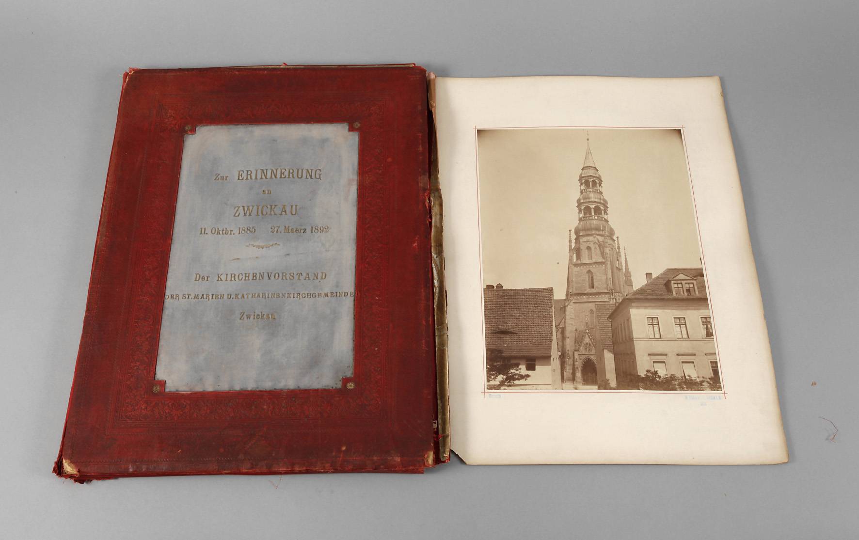 Fotografische Mappe Zwickau 1891