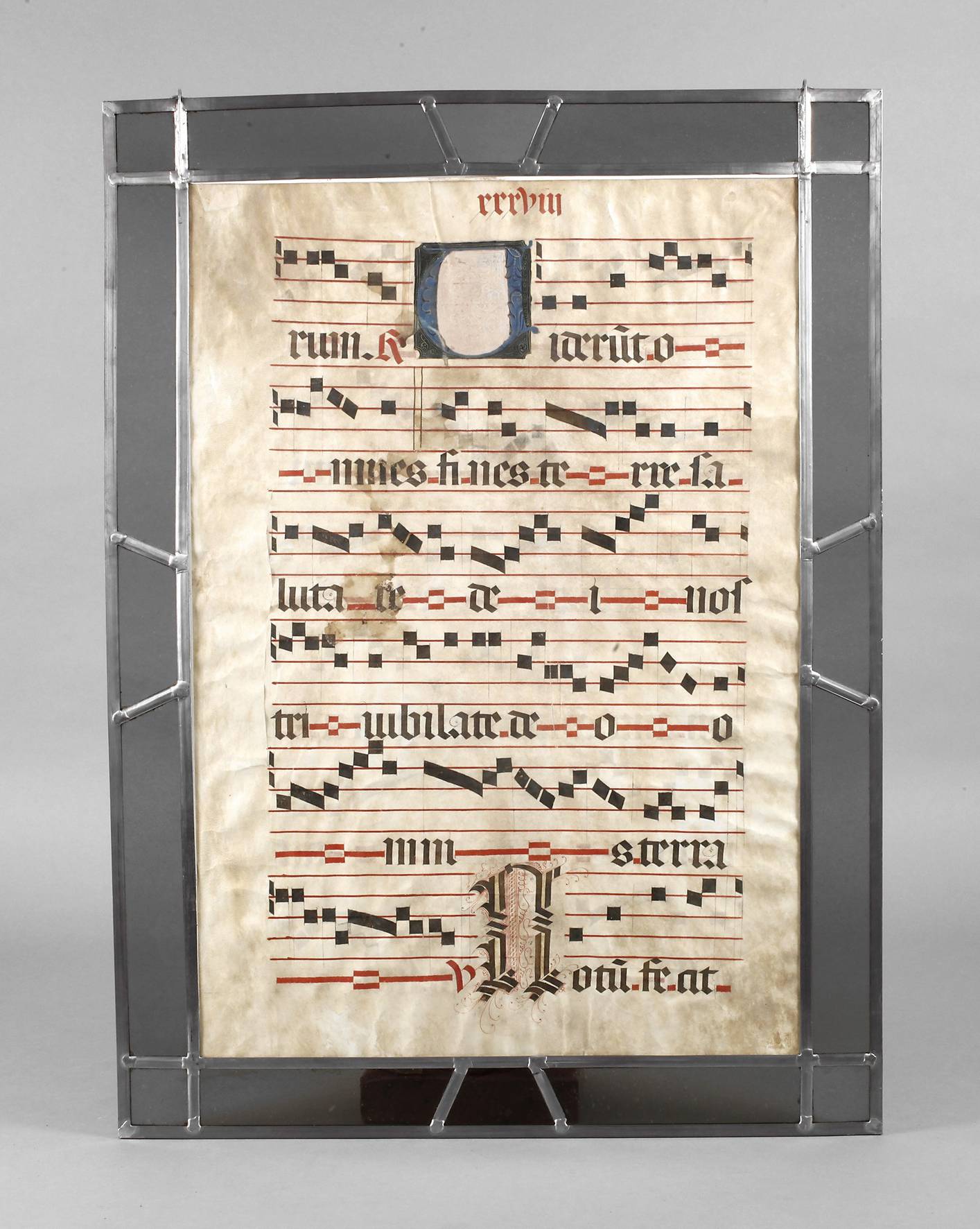 Blatt aus einem Antiphonar