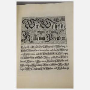 Adelsdiplom für Erdmann Walter Hubert Kurt Seydel