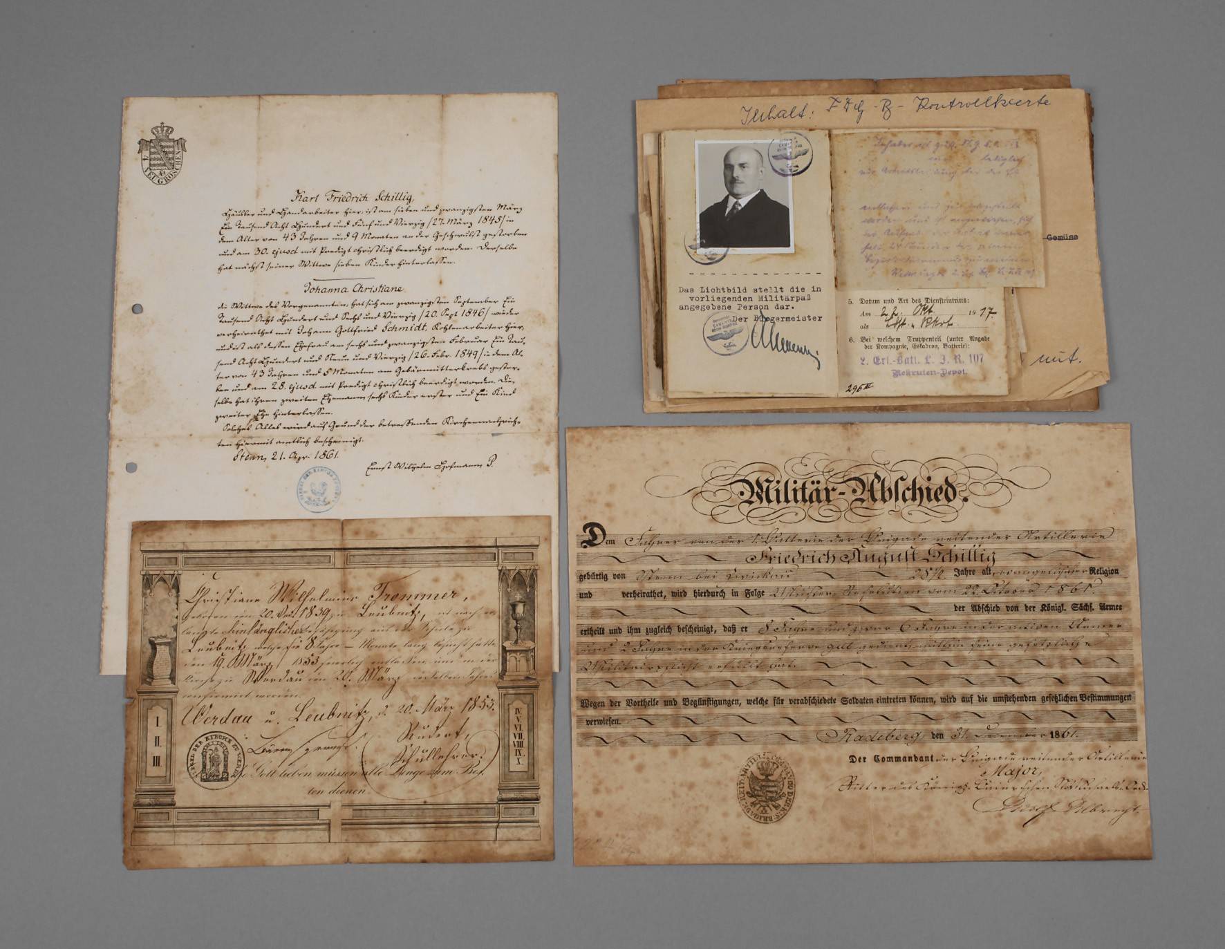 Dokumentennachlass Sachsen mit Militär