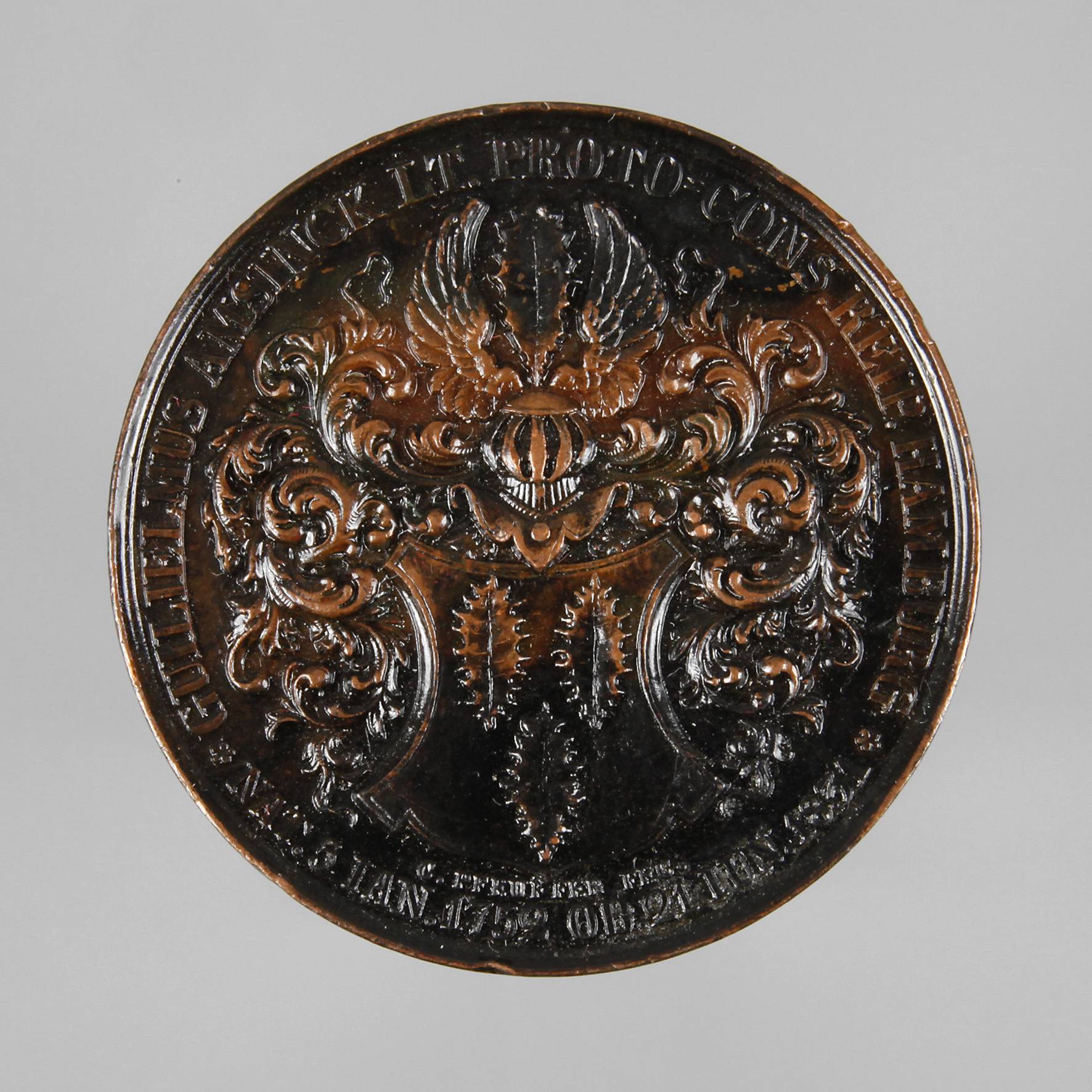 Medaille auf Wilhelm Amsinck 1831