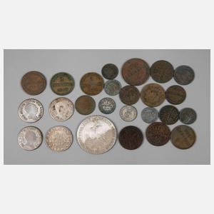Konvolut Kleinmünzen 18./19. Jh.