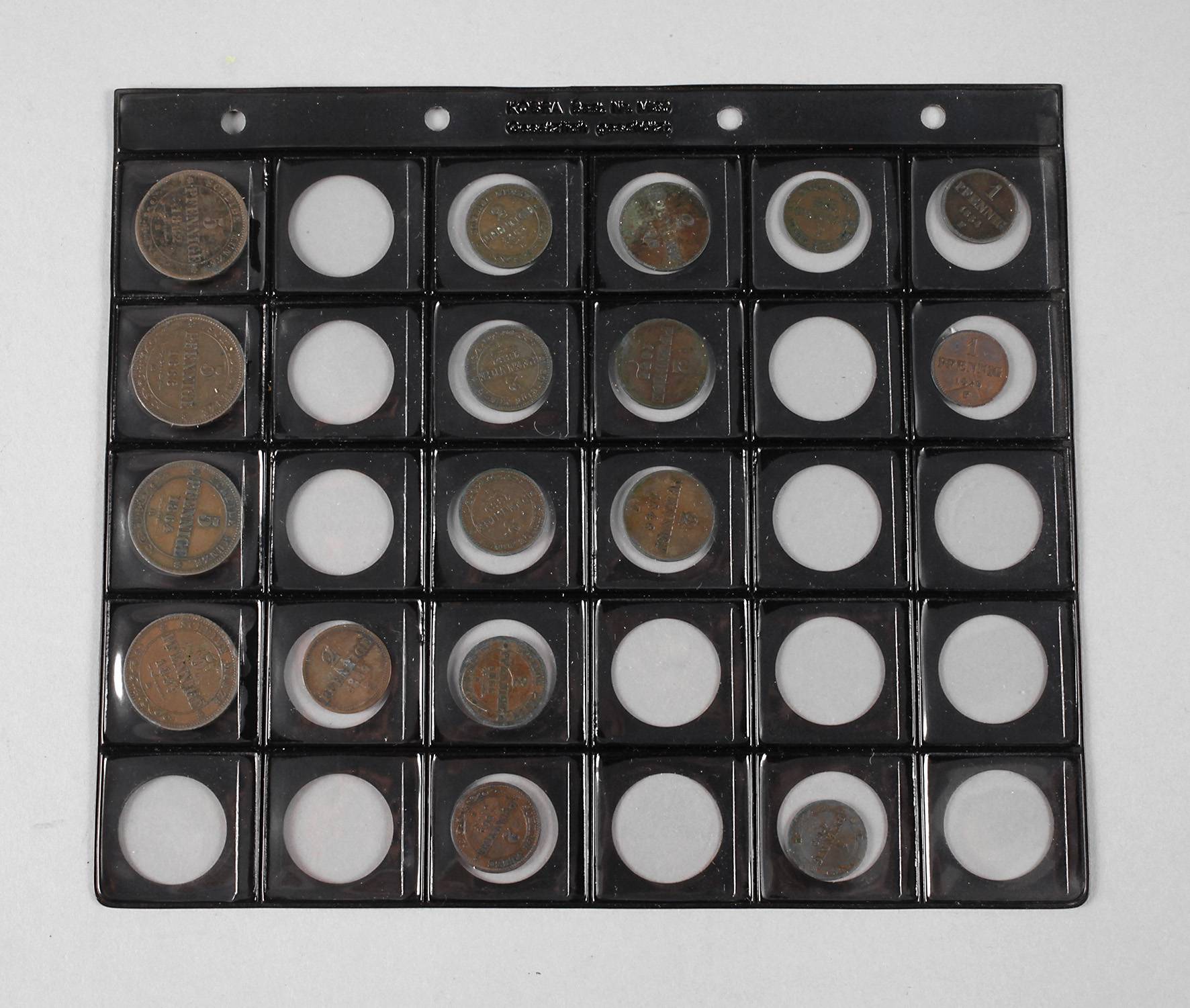 Konvolut Pfennige Sachsen 19. Jh.