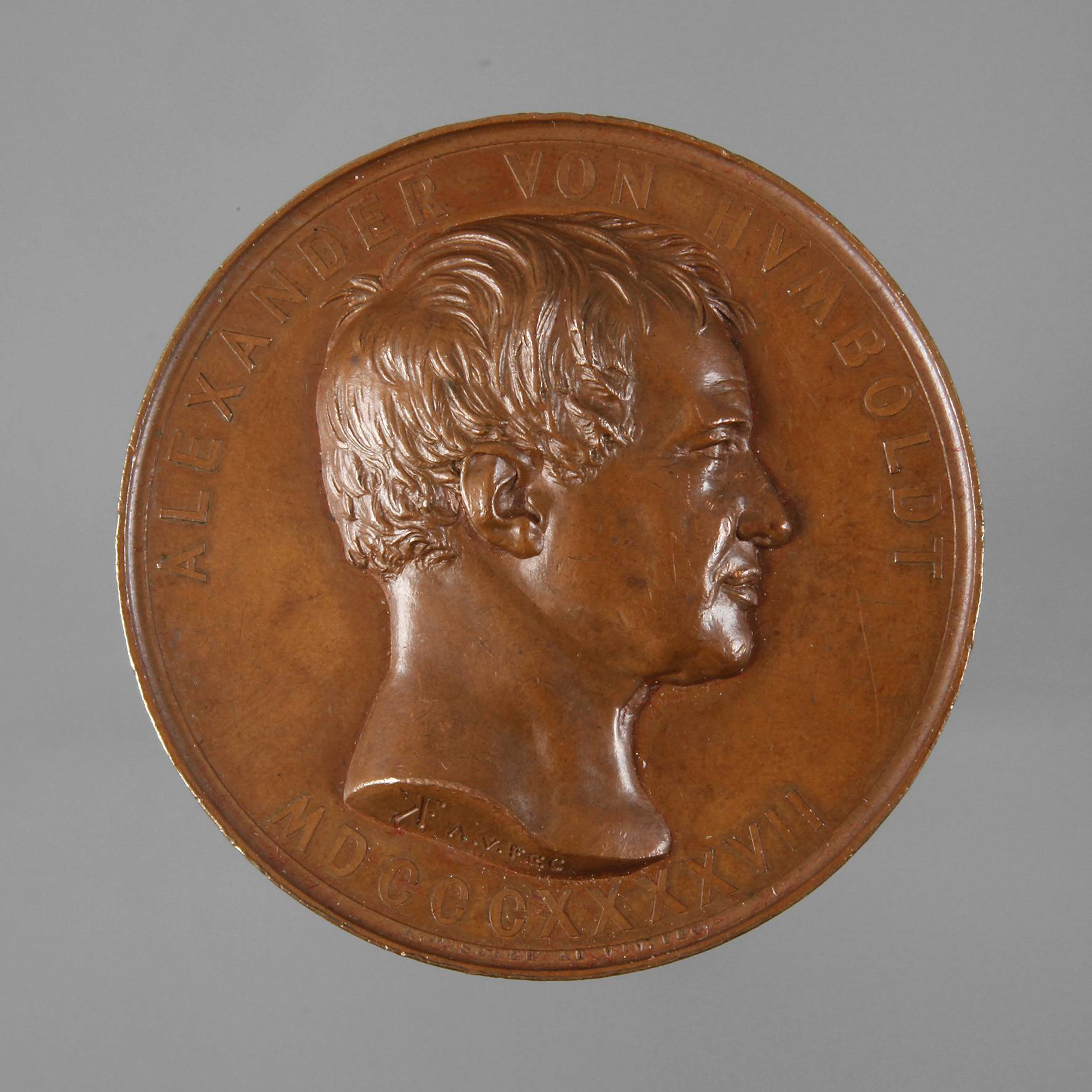 Medaille auf Alexander von Humboldt 1847