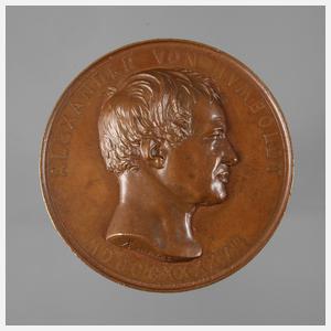 Medaille auf Alexander von Humboldt 1847