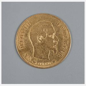 10 Francs Frankreich 1857