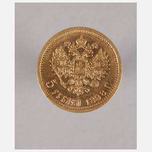 5 Rubel 1898