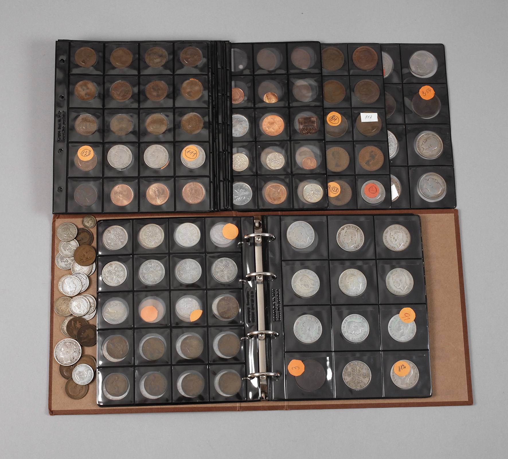 Großes Konvolut Kursmünzen Großbritannien