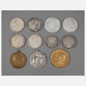 Konvolut Münzen/Medaillen