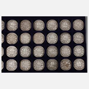 Sammlung 1 Mark Kaiserreich 1873 bis 1887