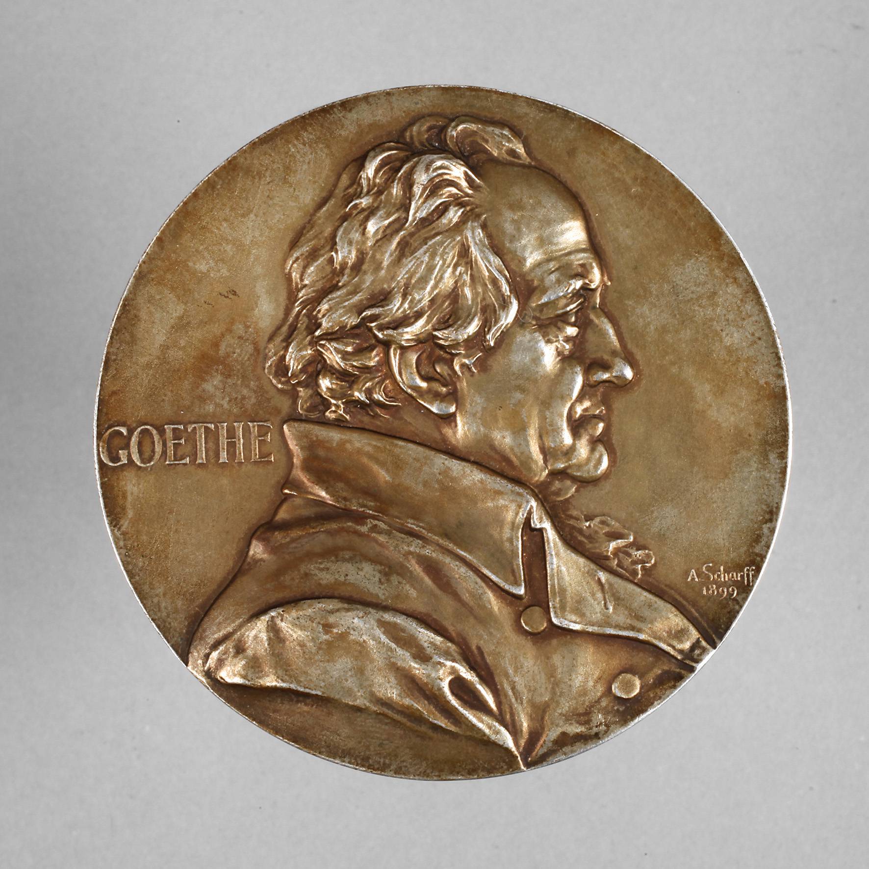 Medaille auf Goethe (Galvano)
