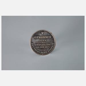 Denkmünze Elsaß-Lothringen 1871