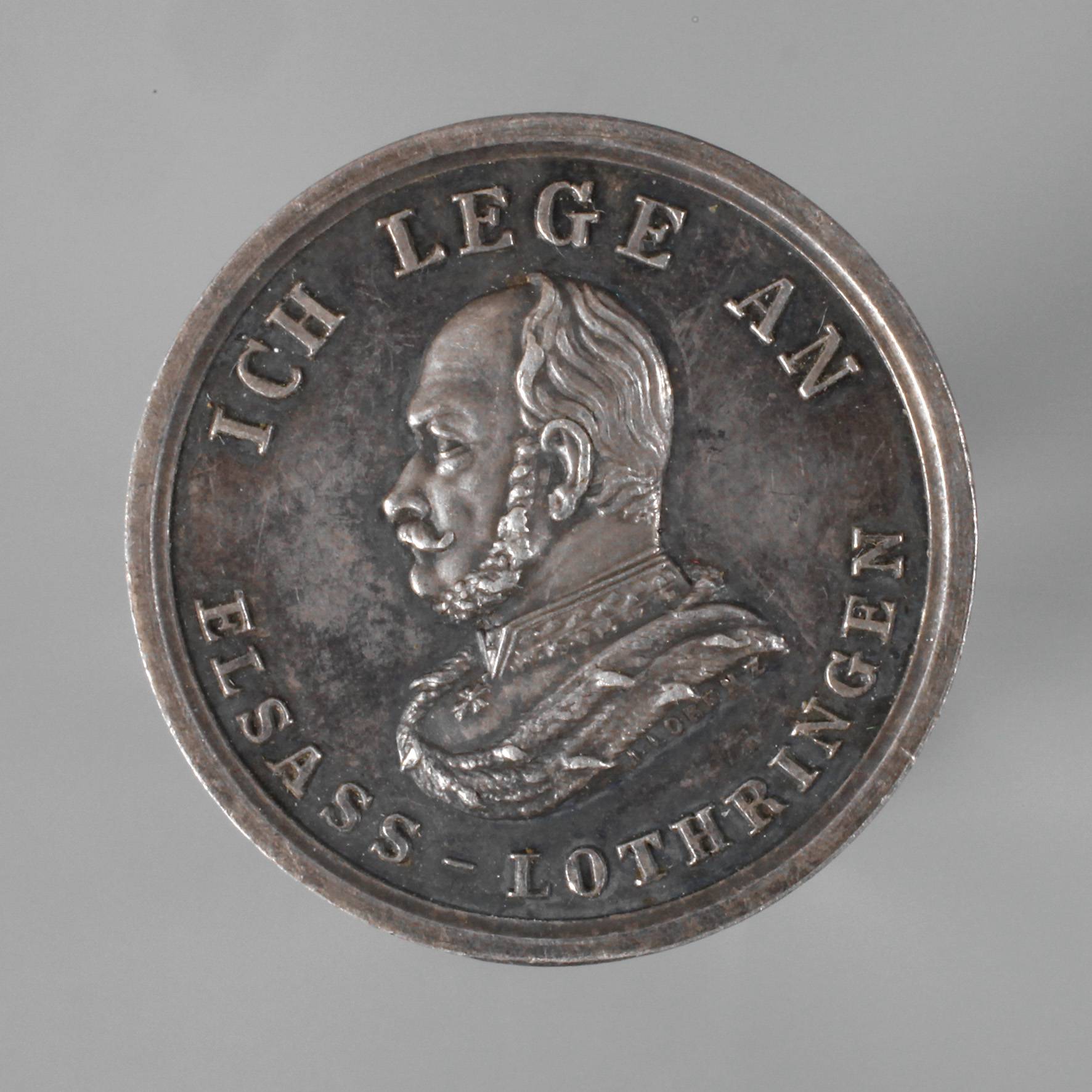 Denkmünze Elsaß-Lothringen 1871