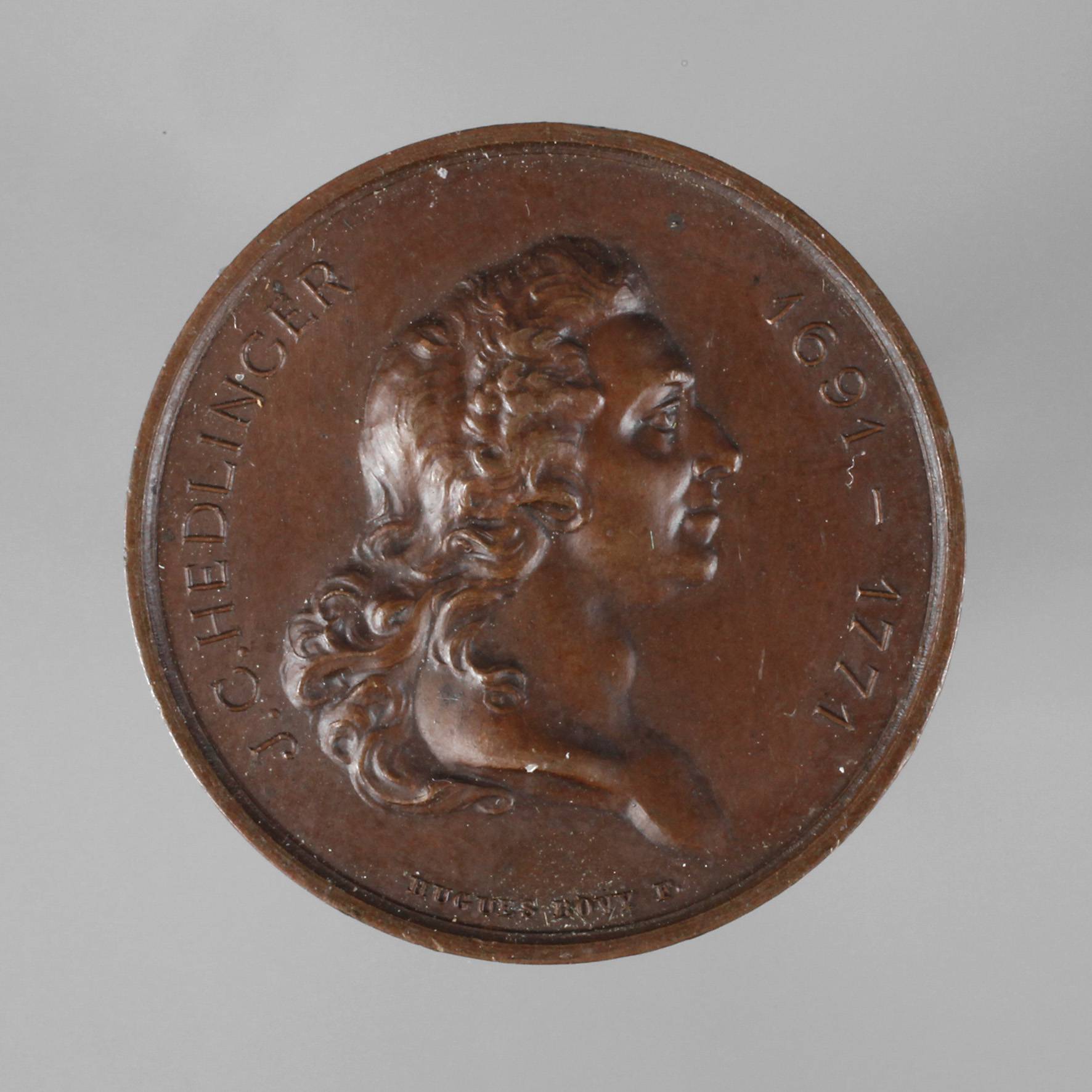 Medaille auf Joh. Karl Hedlinger